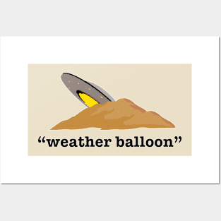 "Weather Balloon" Posters and Art